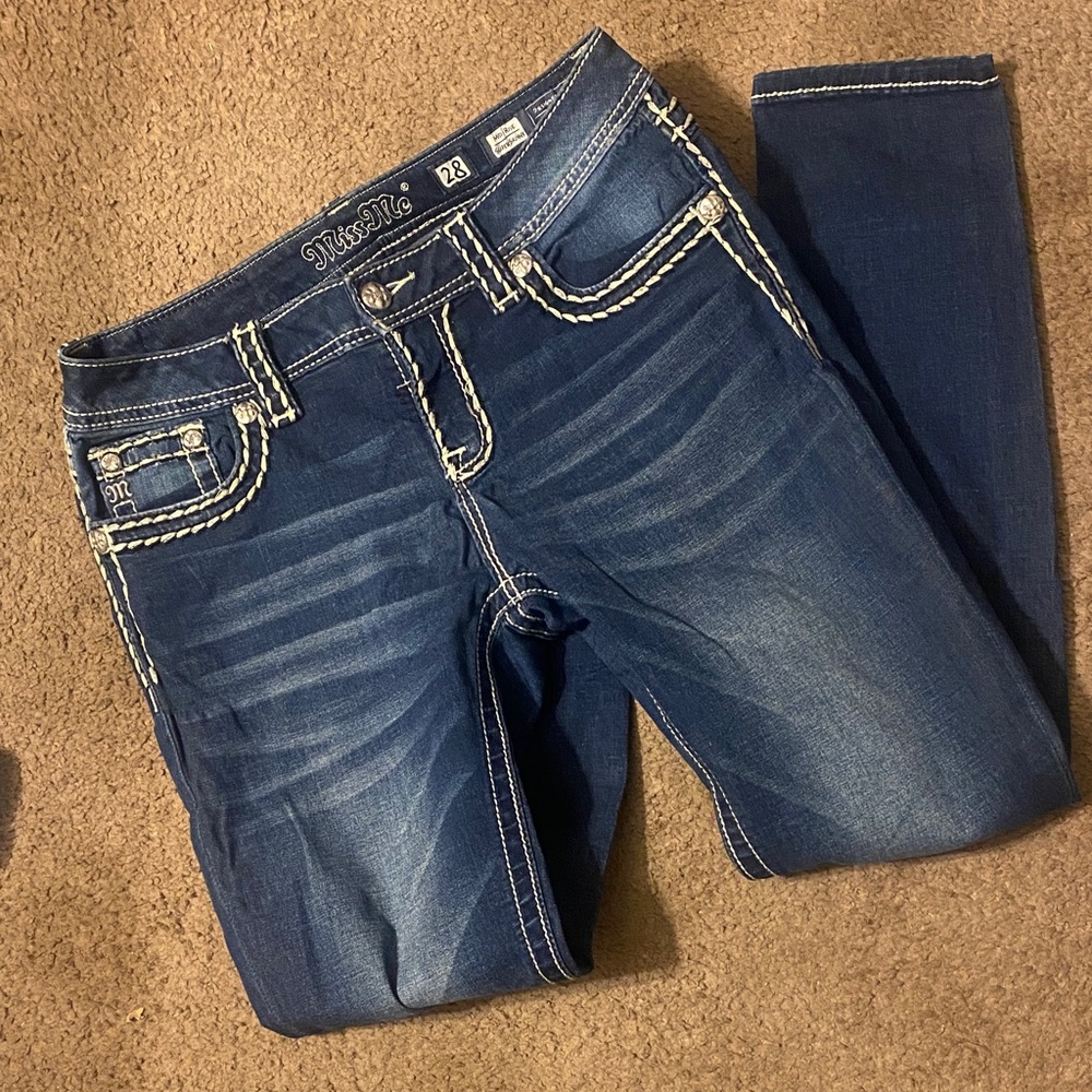 Miss Me Women's Dark Blue Skinny Jeans